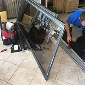 sliding glass door frame repair Ventura
